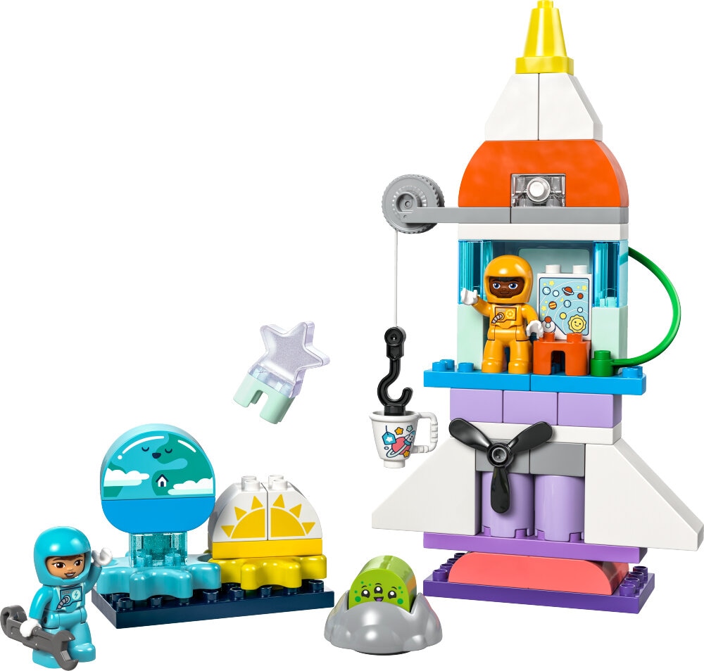 LEGO Duplo - 3-in-1-Spaceshuttle für viele Abenteuer 3+