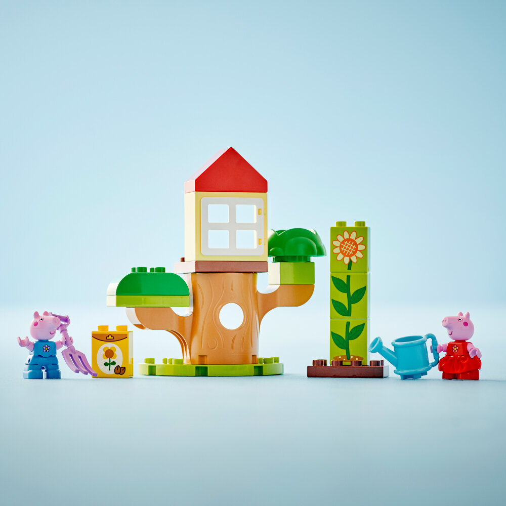 LEGO Peppa Wutz - Peppas Garten mit Baumhaus 2+