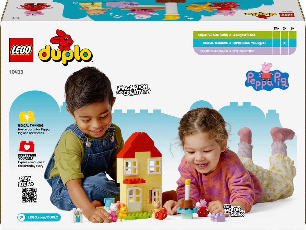 LEGO Peppa Wutz - Geburtstagshaus 2+
