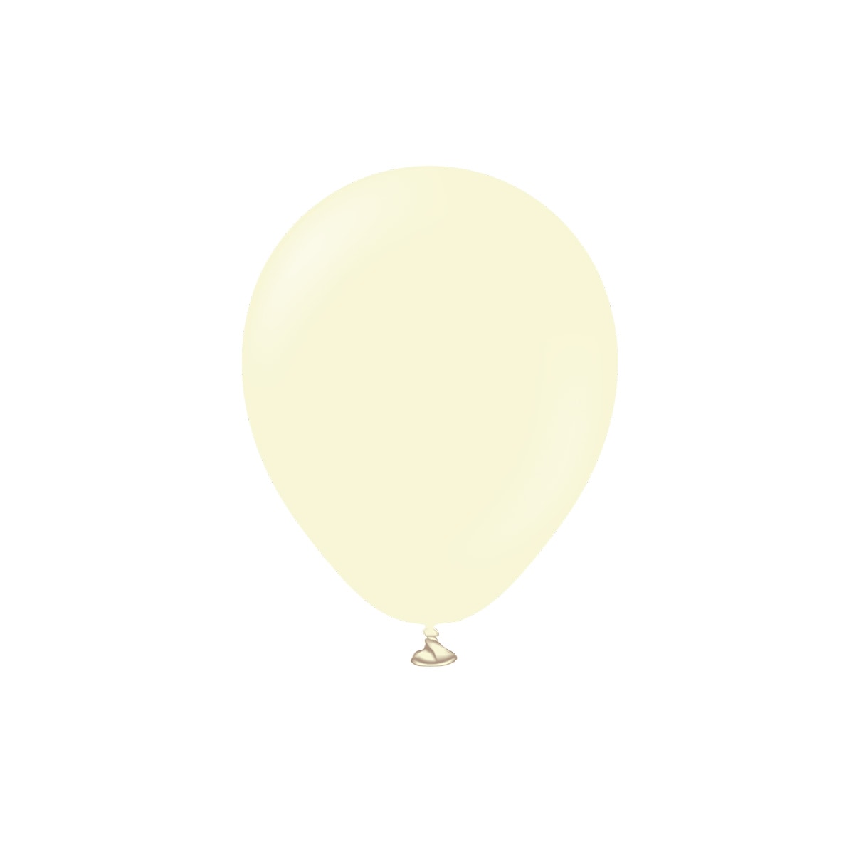 Premium-Luftballons Pastellgelb 13 cm 25er-Pack