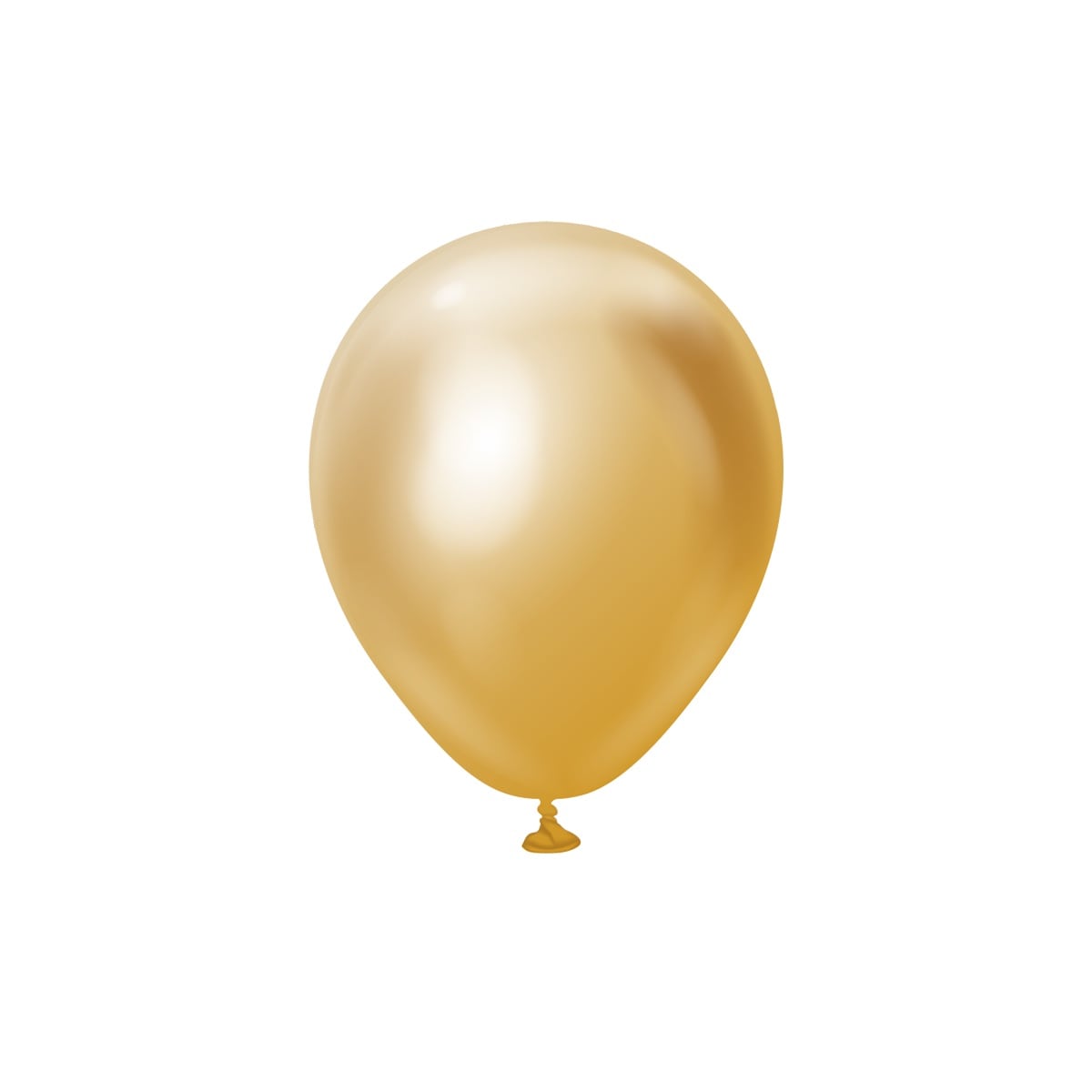 Luftballons - Gold Chrom 13 cm 25er-Pack