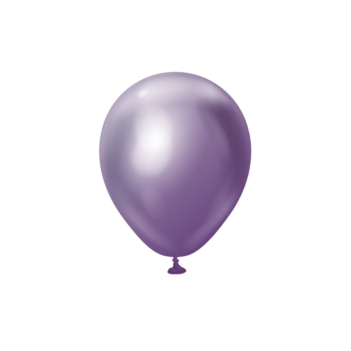 Premium-Luftballons Lila-Chrom 13 cm 25er-Pack