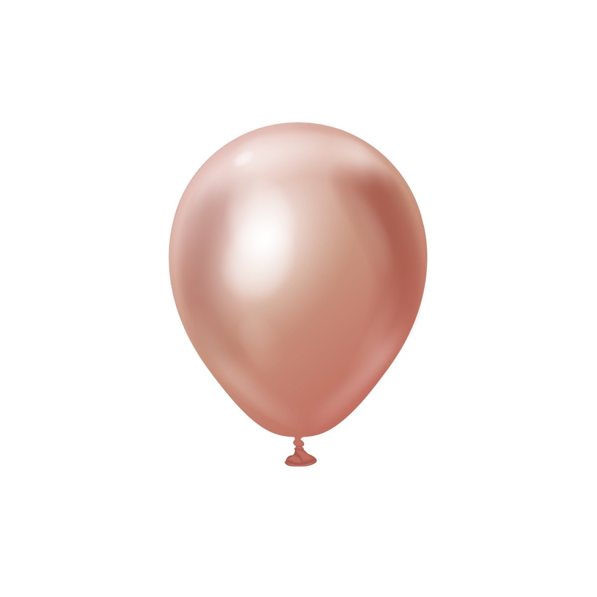 Luftballons - Roségold Chrom 13 cm 25er-Pack