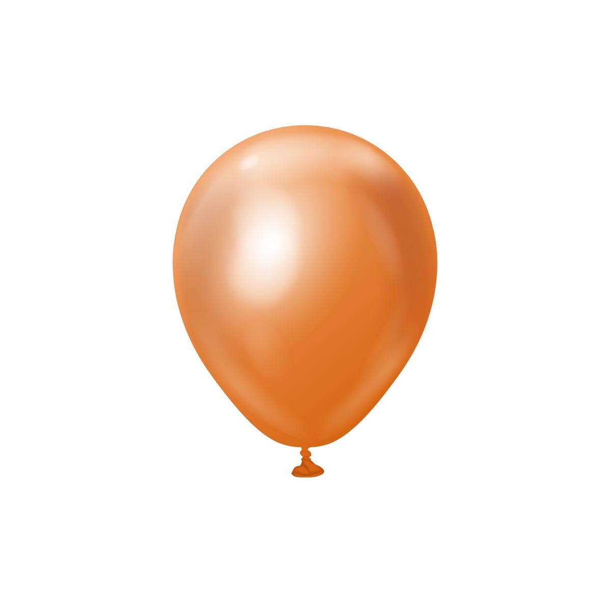 Premium-Luftballons Kupfer-Chrom 13 cm 25er-Pack