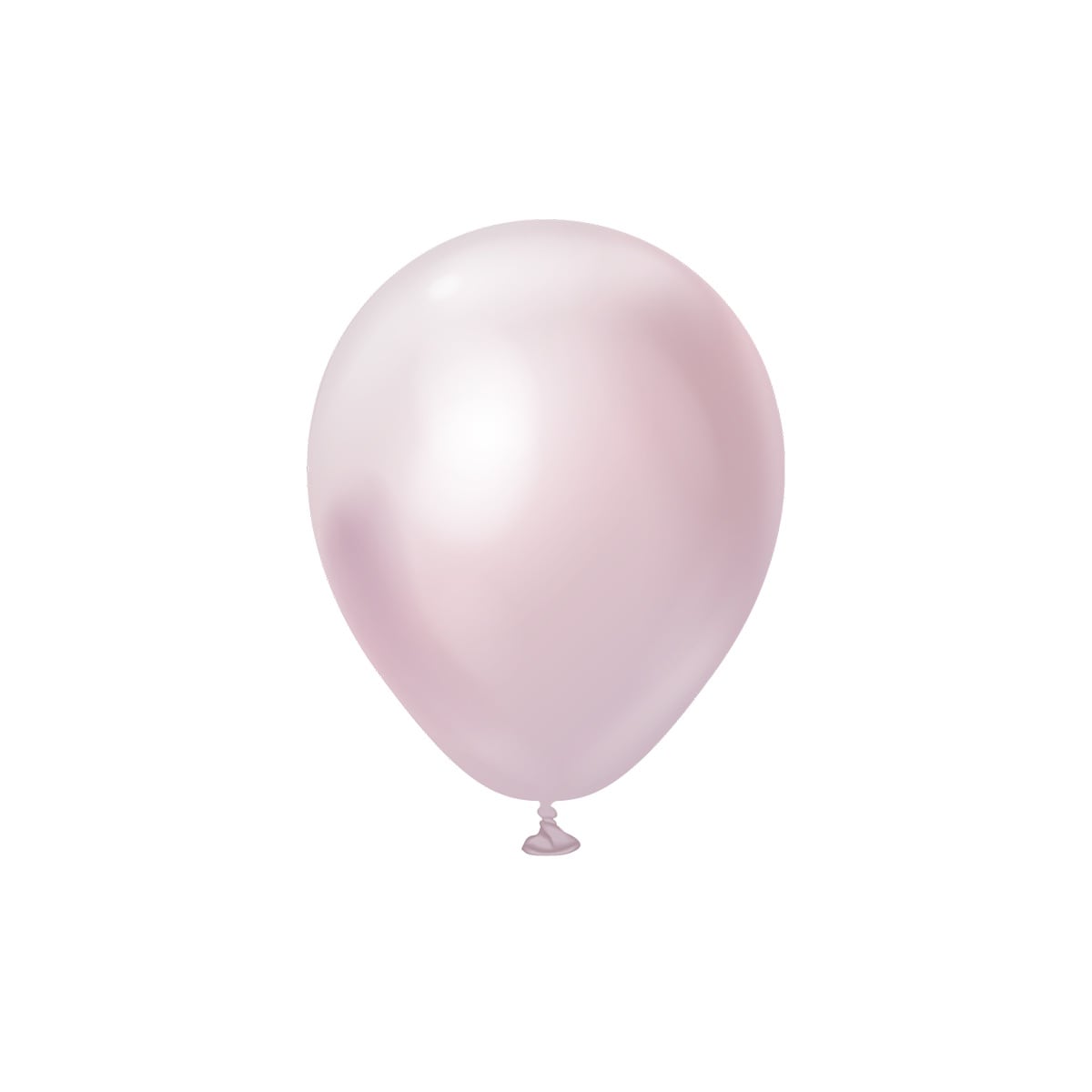 Premium-Luftballons Pink-Gold-Chrom 13 cm 25er-Pack