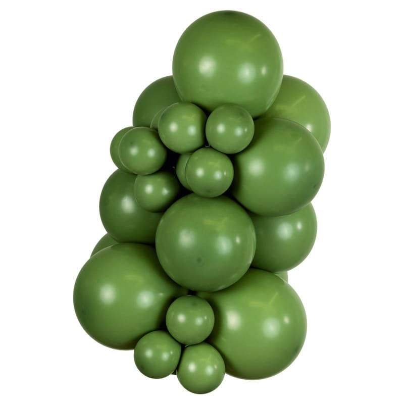 Premium-Luftballons Eukalyptus 60 cm 2er-Pack