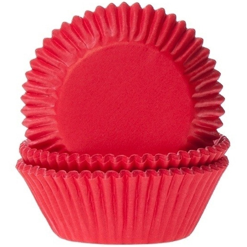Muffinförmchen - Rot 50er Pack