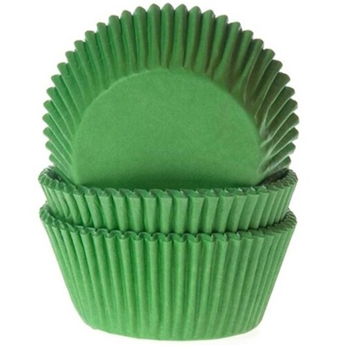 Muffinförmchen - Dunkelgrün 50er-Pack