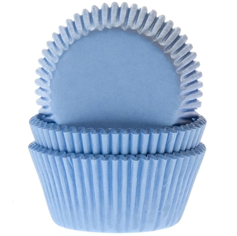 Muffinförmchen - Hellblau 50er-Pack