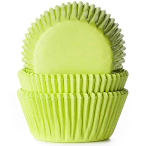 Muffinförmchen - Limettengrün 50er Pack