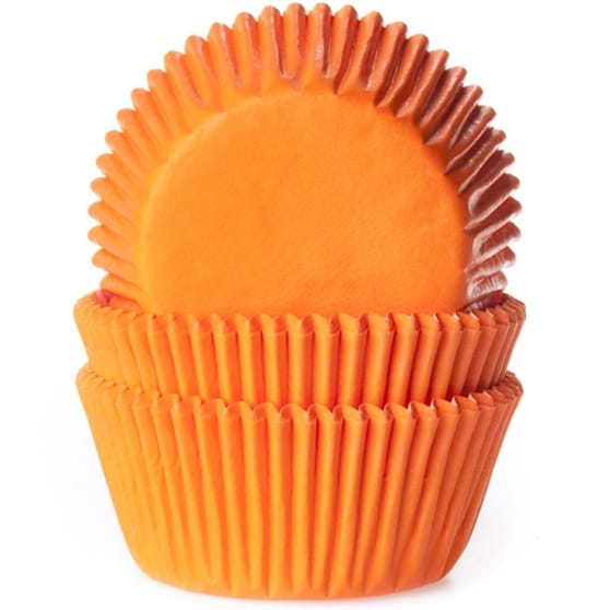 Muffinförmchen - Orange 50er Pack