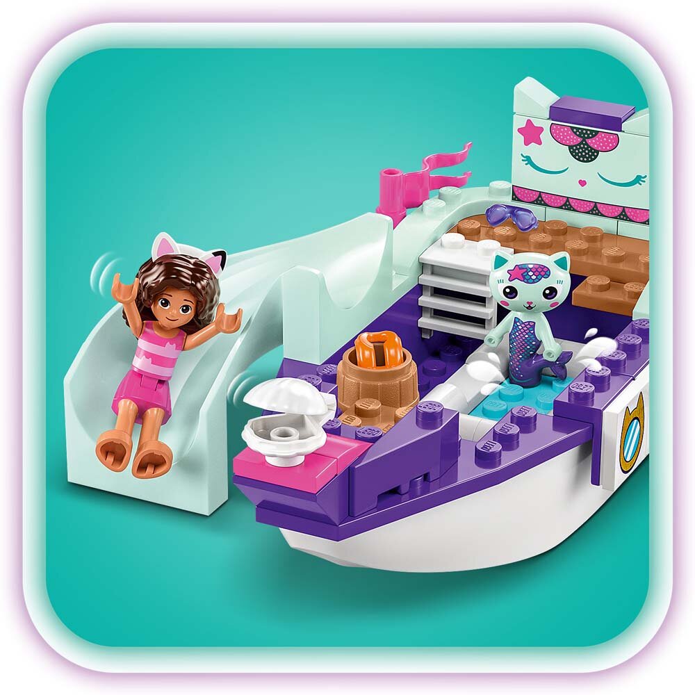 LEGO Gabby's Dollhouse - Gabbys und Meerkätzchens Schiff und Spa 4+