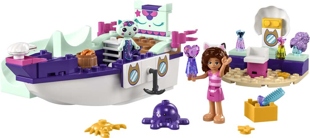 LEGO Gabby's Dollhouse - Gabbys und Meerkätzchens Schiff und Spa 4+