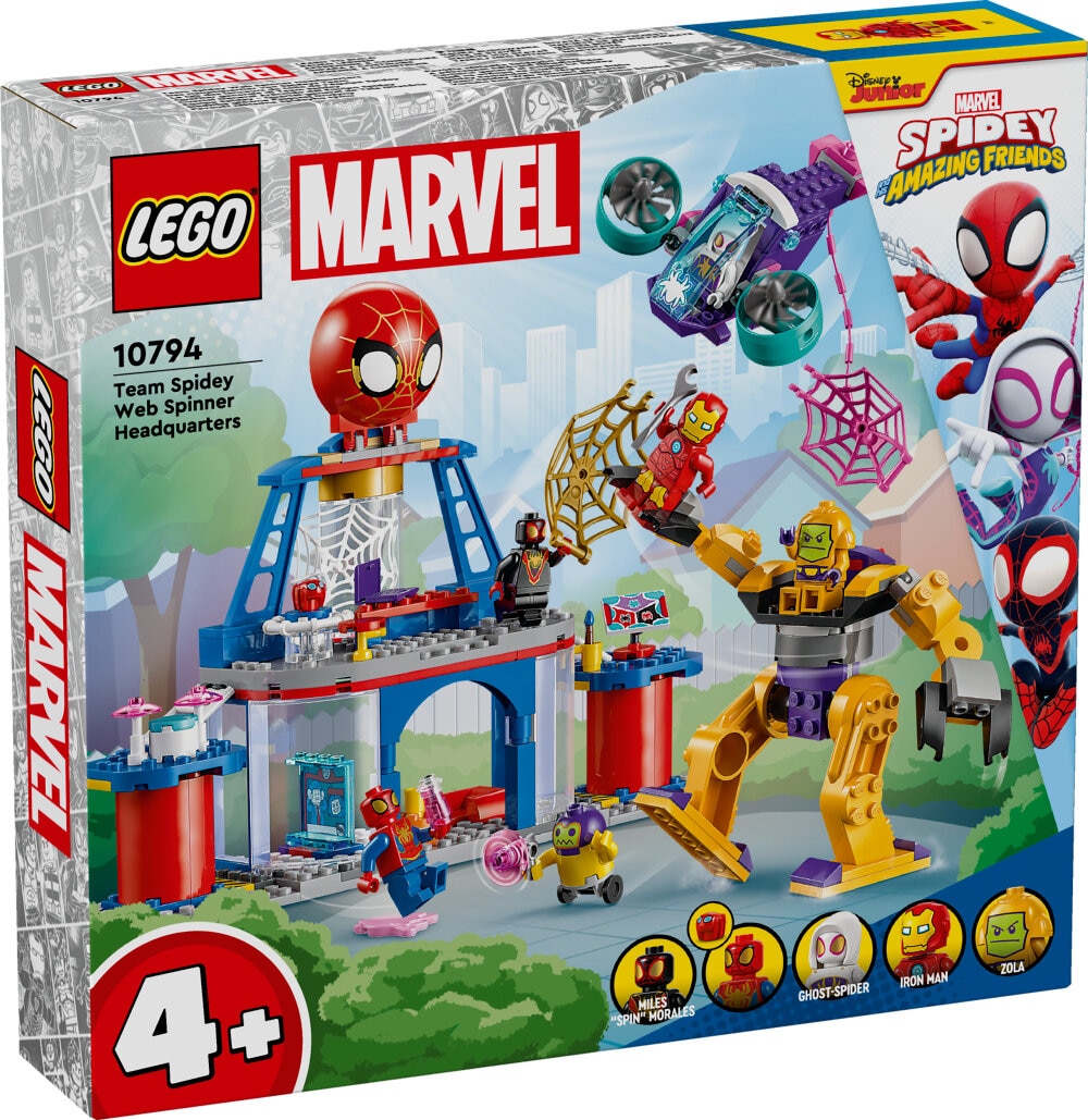 LEGO Marvel - Das Hauptquartier von Spideys Team 4+