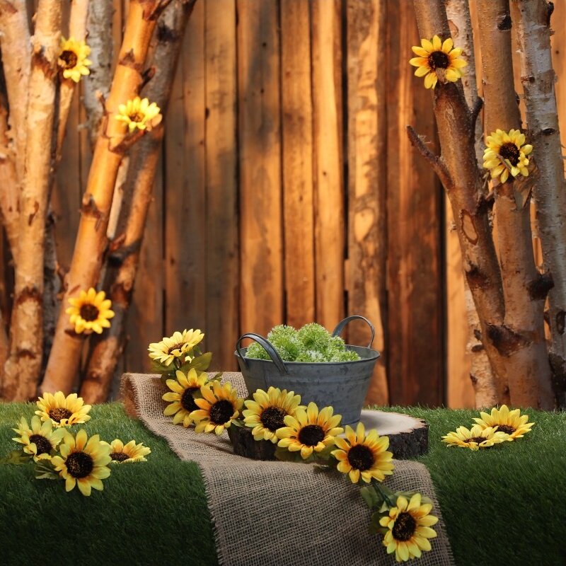 Künstliche Sonnenblumen -12er-Pack
