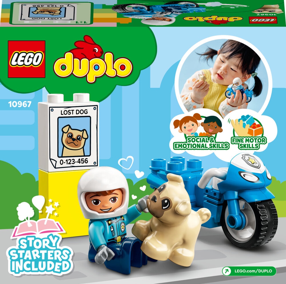 LEGO Duplo - Polizeimotorrad 2+