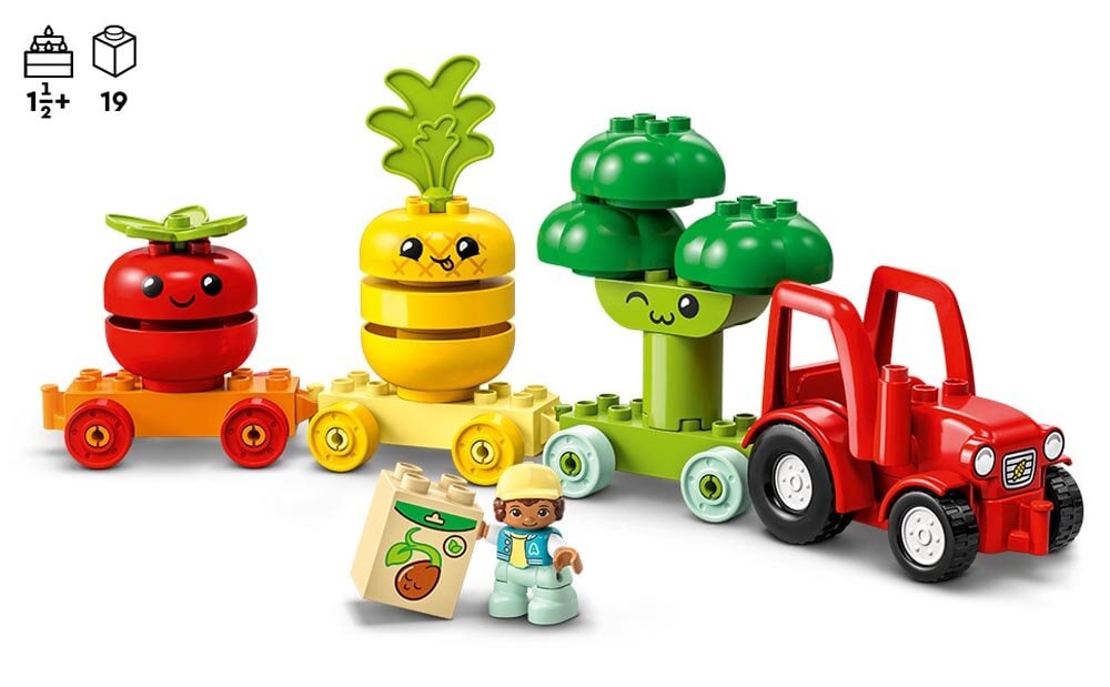 LEGO Duplo - Obst- und Gemüse-Traktor 1+