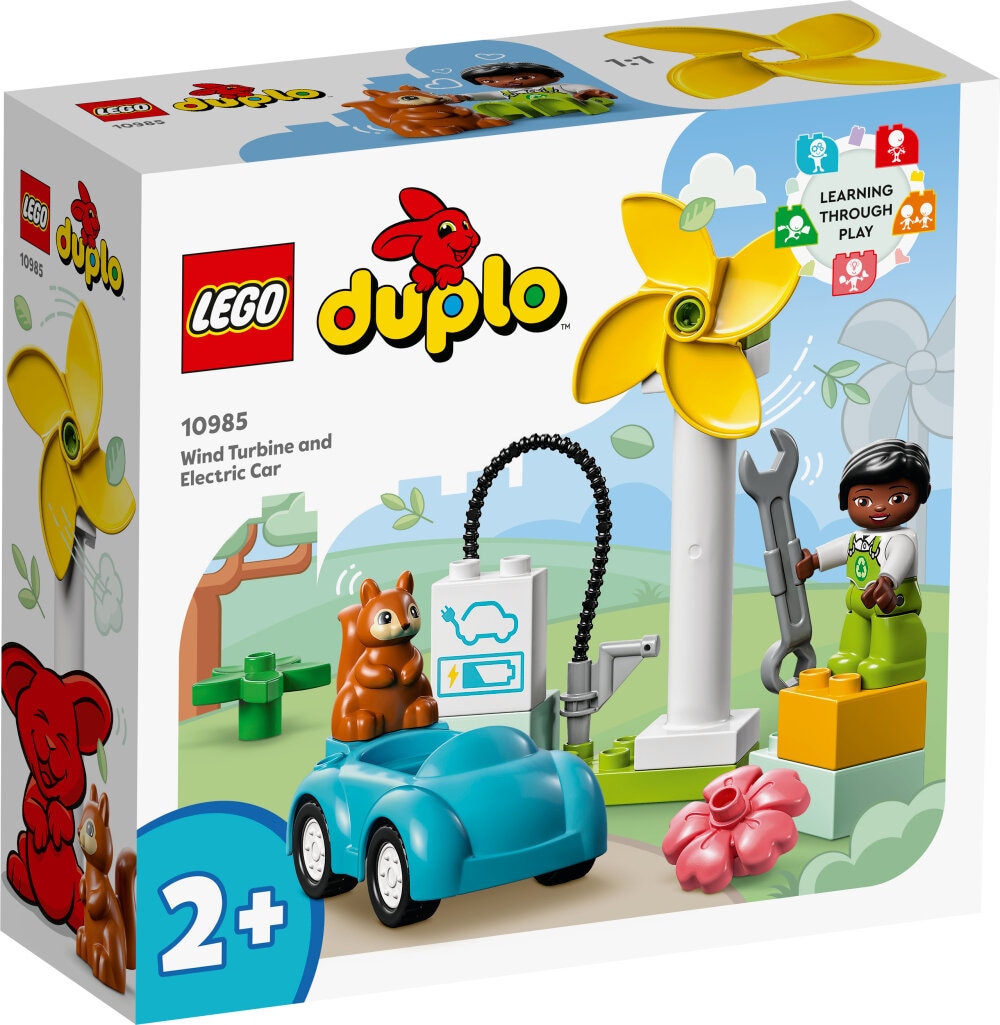 LEGO Duplo - Windrad und Elektroauto 2+