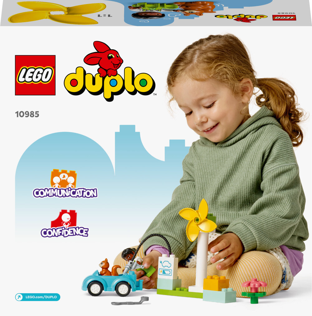 LEGO Duplo - Windrad und Elektroauto 2+