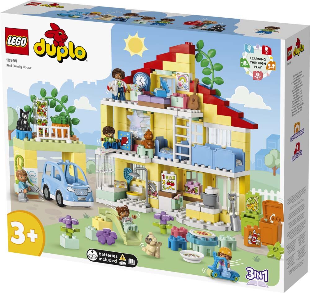 LEGO Duplo - 3-in-1-Familienhaus 3+