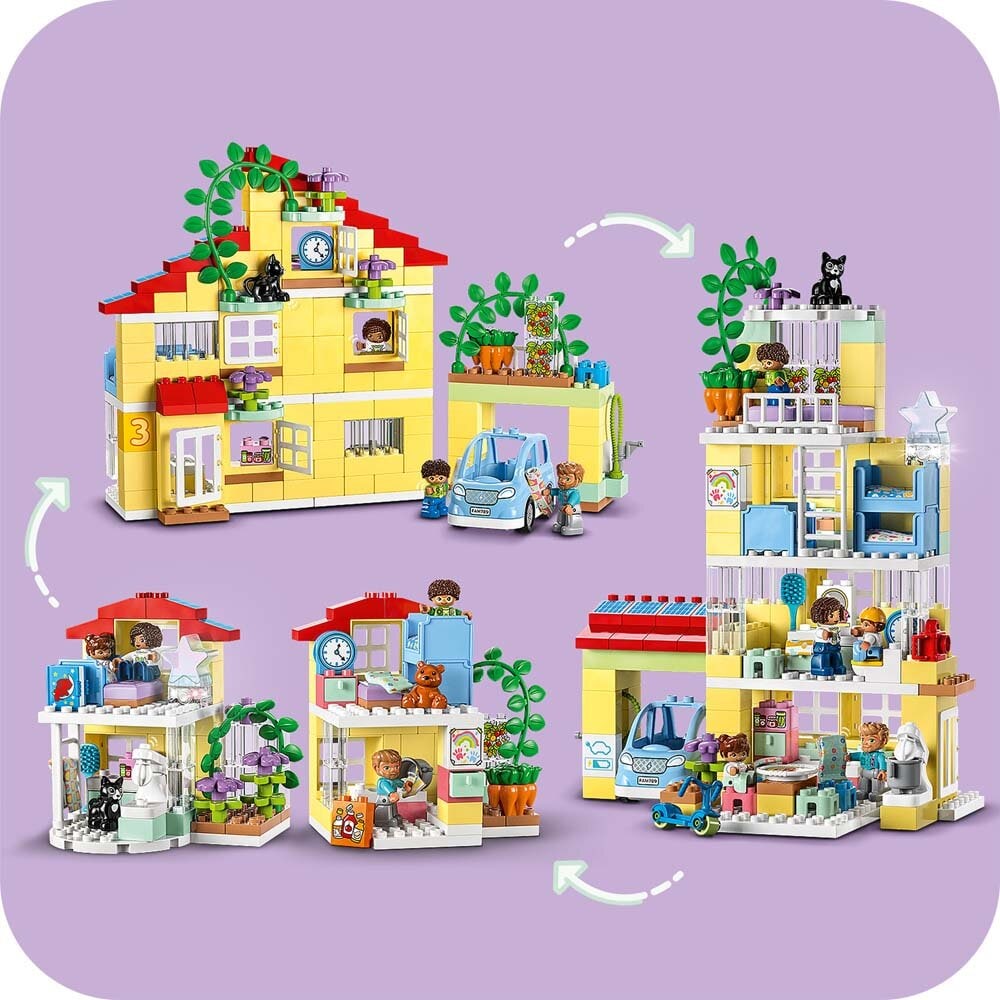 LEGO Duplo - 3-in-1-Familienhaus 3+