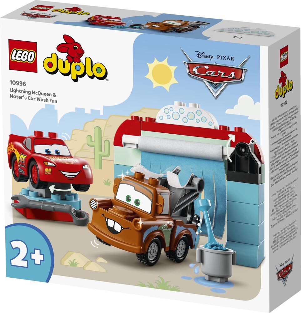 LEGO Duplo - Lightning McQueen und Mater in der Waschanlage 2+
