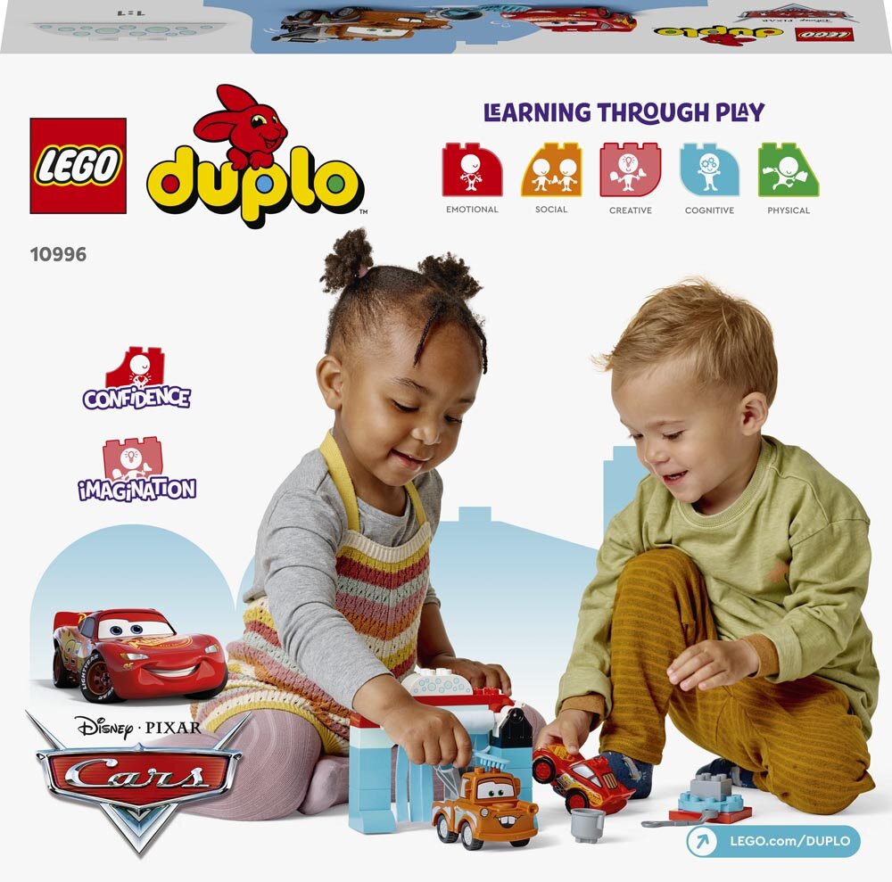 LEGO Duplo - Lightning McQueen und Mater in der Waschanlage 2+