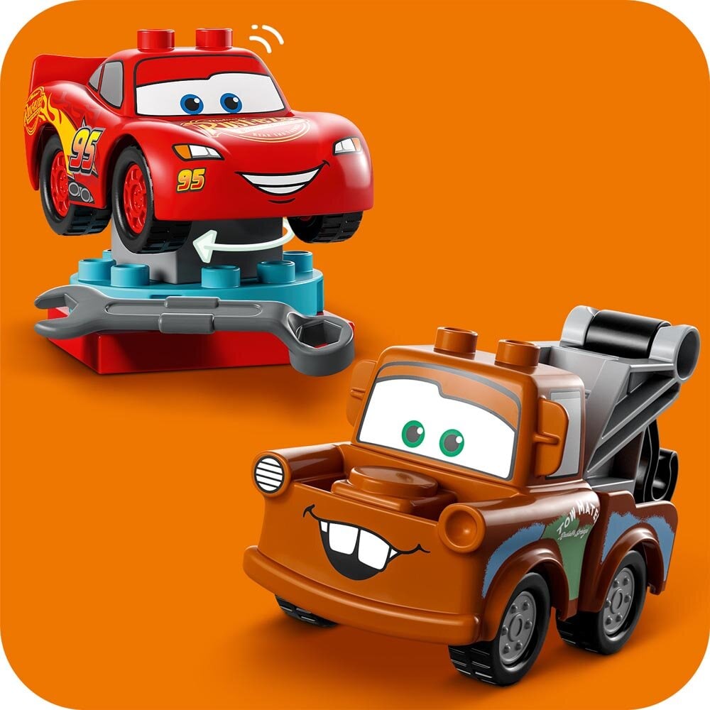 LEGO Duplo - Lightning McQueen und Mater in der Waschanlage 2+