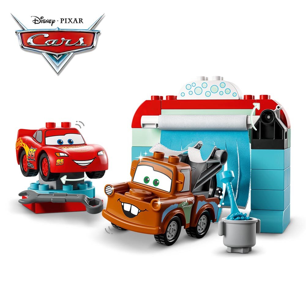 LEGO Duplo - Lightning McQueen und Mater in der Waschanlage 2+