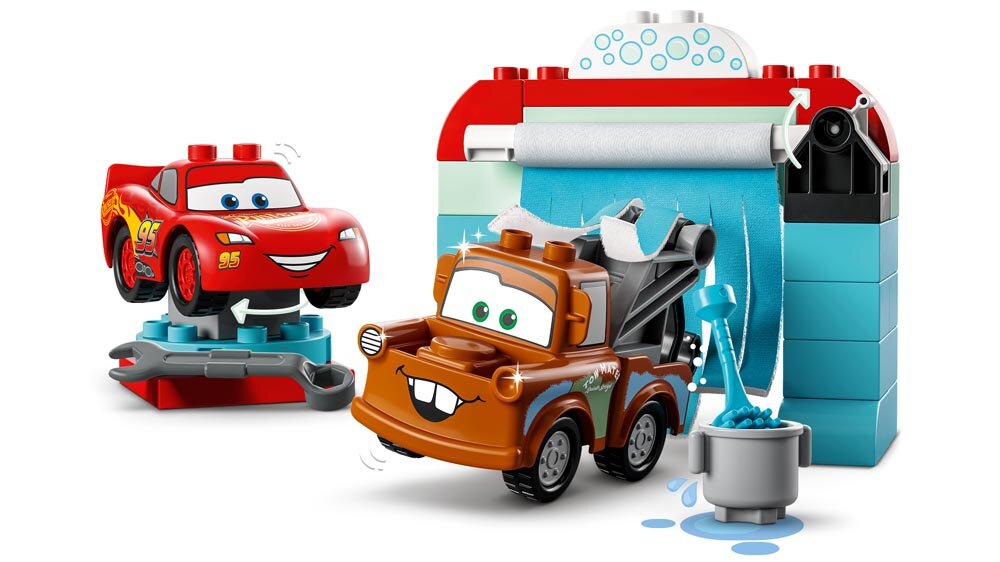 LEGO Duplo - Lightning McQueen und Mater in der Waschanlage 2+