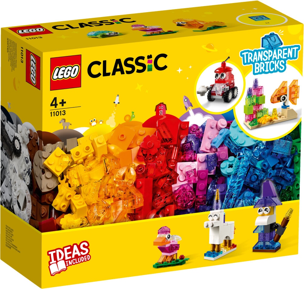 LEGO Classic - Kreativ-Bauset mit durchsichtigen Steinen 4+