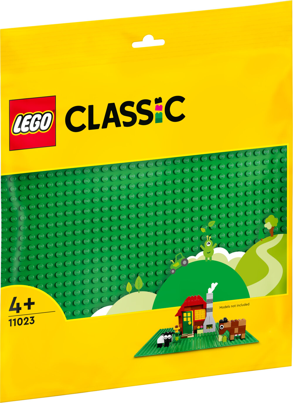 LEGO Classic - Grüne Bauplatte 4+