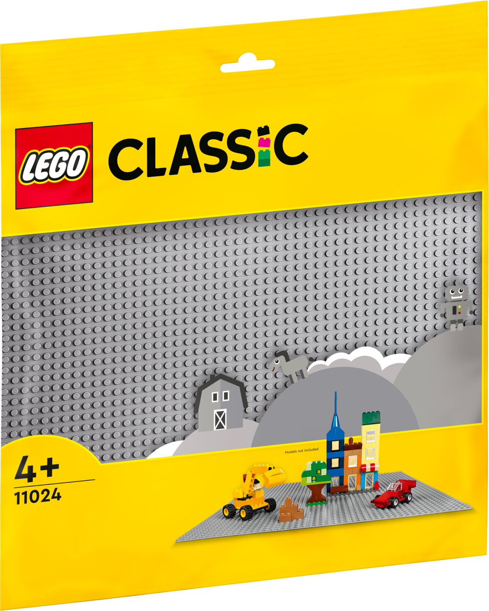 LEGO Classic - Graue Bauplatte 4+