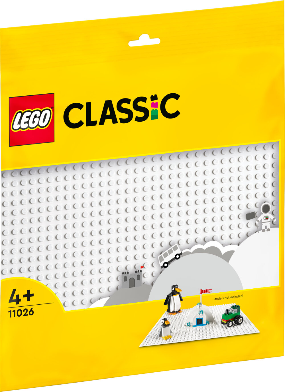 LEGO Classic - Weiße Bauplatte 4+