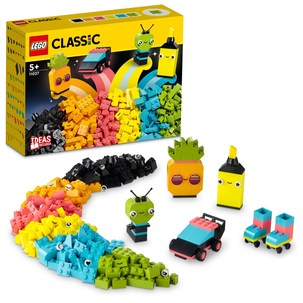 LEGO Classic - Neon Kreativ-Bauset 5+