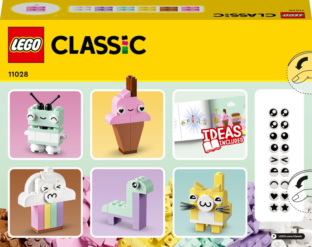 LEGO Classic - Pastell Kreativ-Bauset 5+