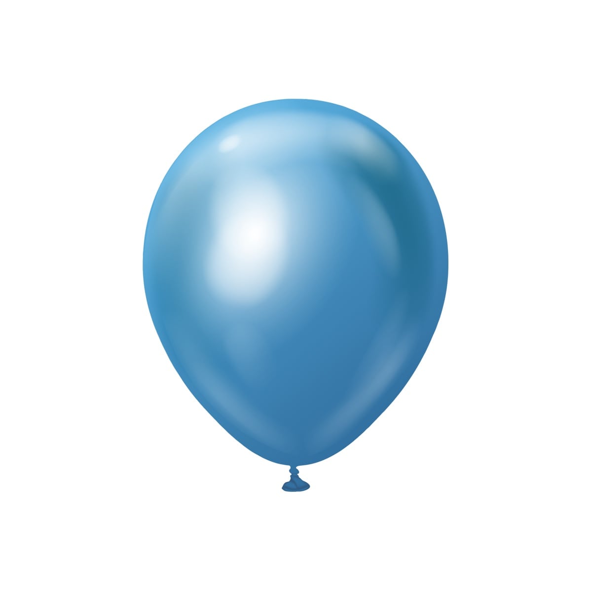 Premium-Luftballons Blau Chrom 30 cm