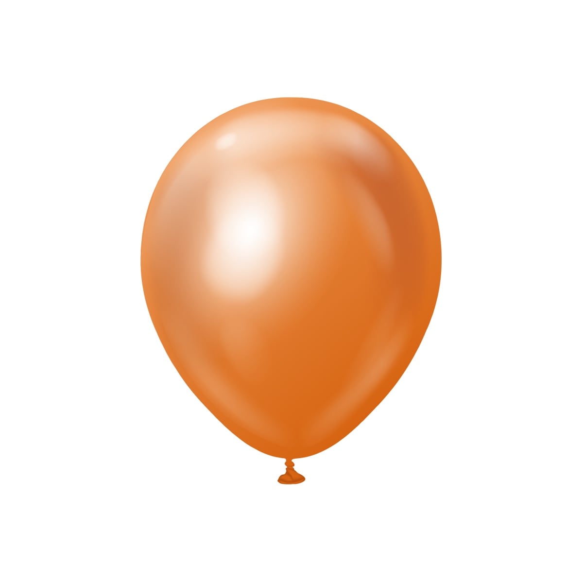 Premium-Luftballons Kupfer Chrom 30 cm