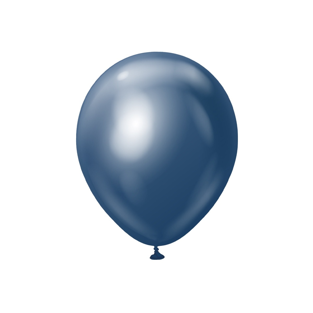 Premium-Luftballons Navy-Blau-Chrom 30 cm