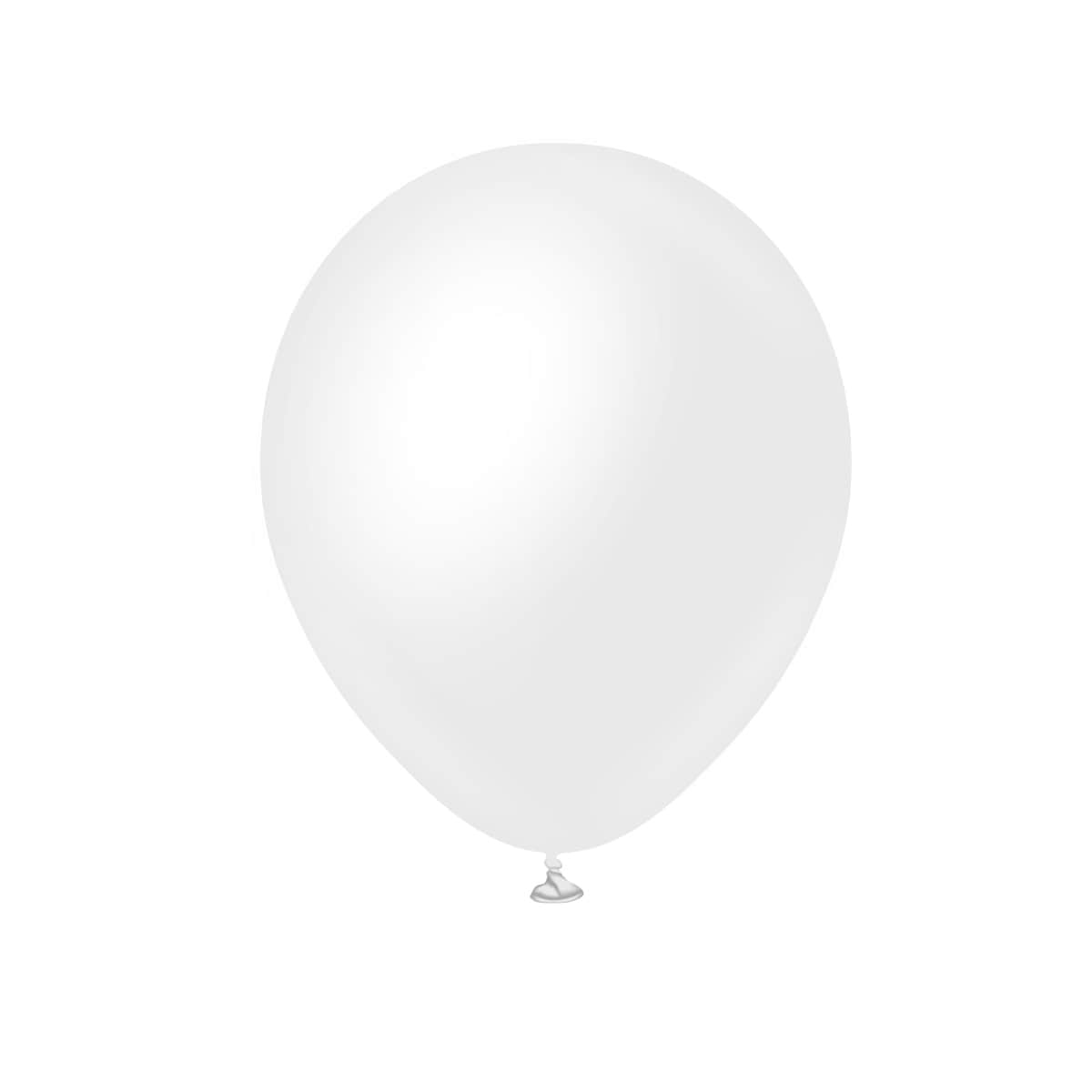 Premium-Luftballons Satin Schneeweiß 30 cm 10er-Pack