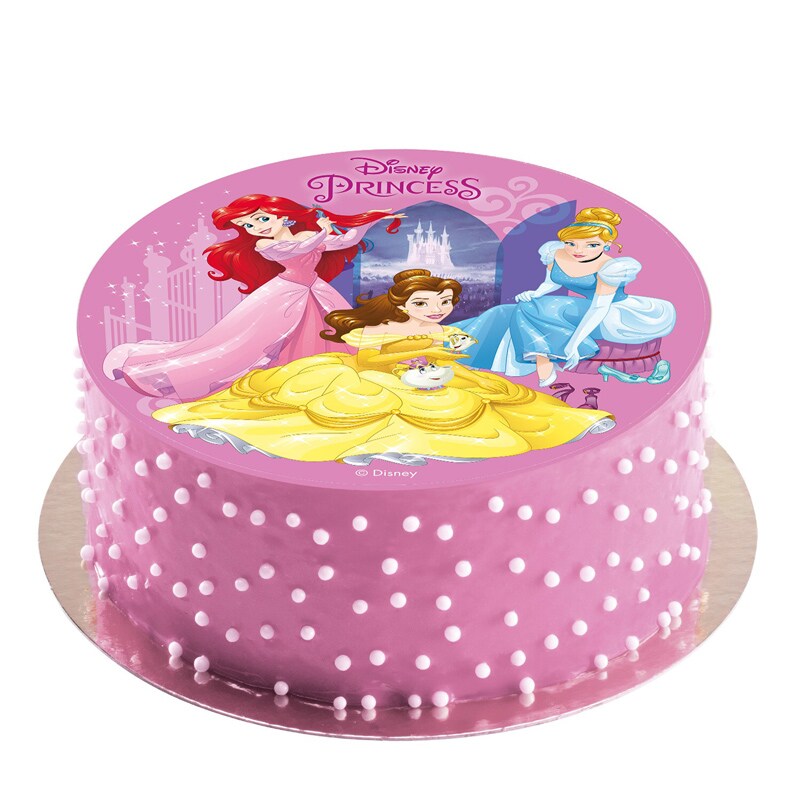 Tortenaufleger Disney Prinzessinnen - Oblate 20 cm (A)