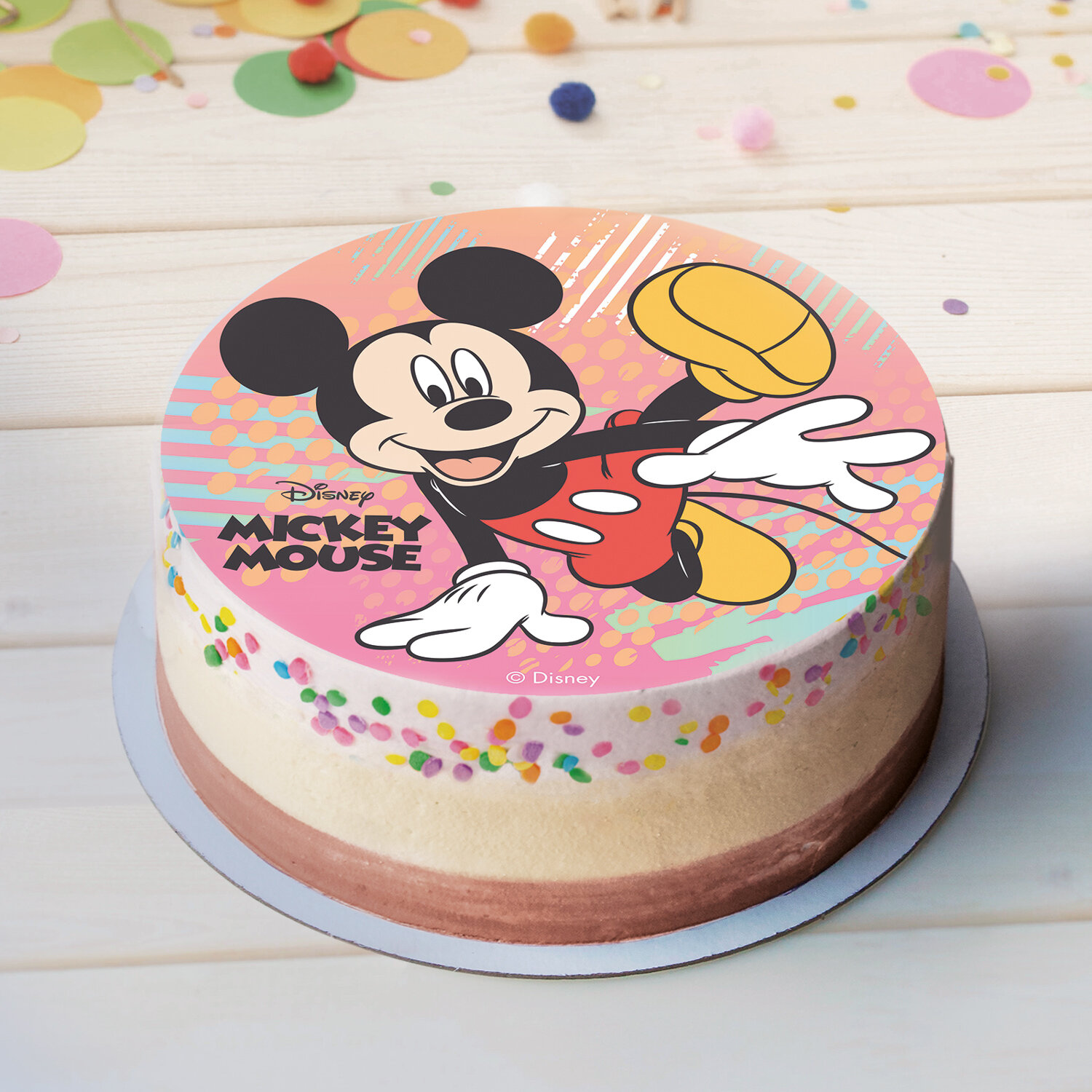 Tortenaufleger Micky Maus - Oblate 20 cm