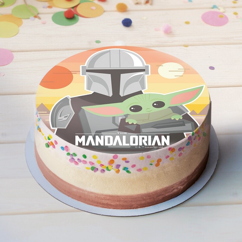 Tortenaufleger The Mandalorian - Waffel 20 cm