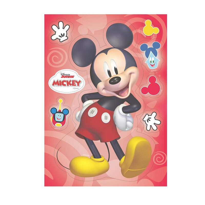 Mickey Maus - Tortendekorationen aus Oblaten 7er-Pack