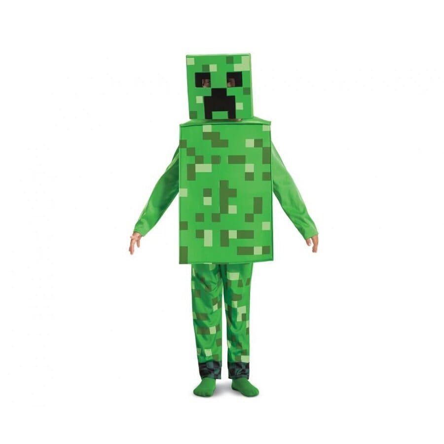 Minecraft Creeper Kinderkostüm 7-8 Jahre