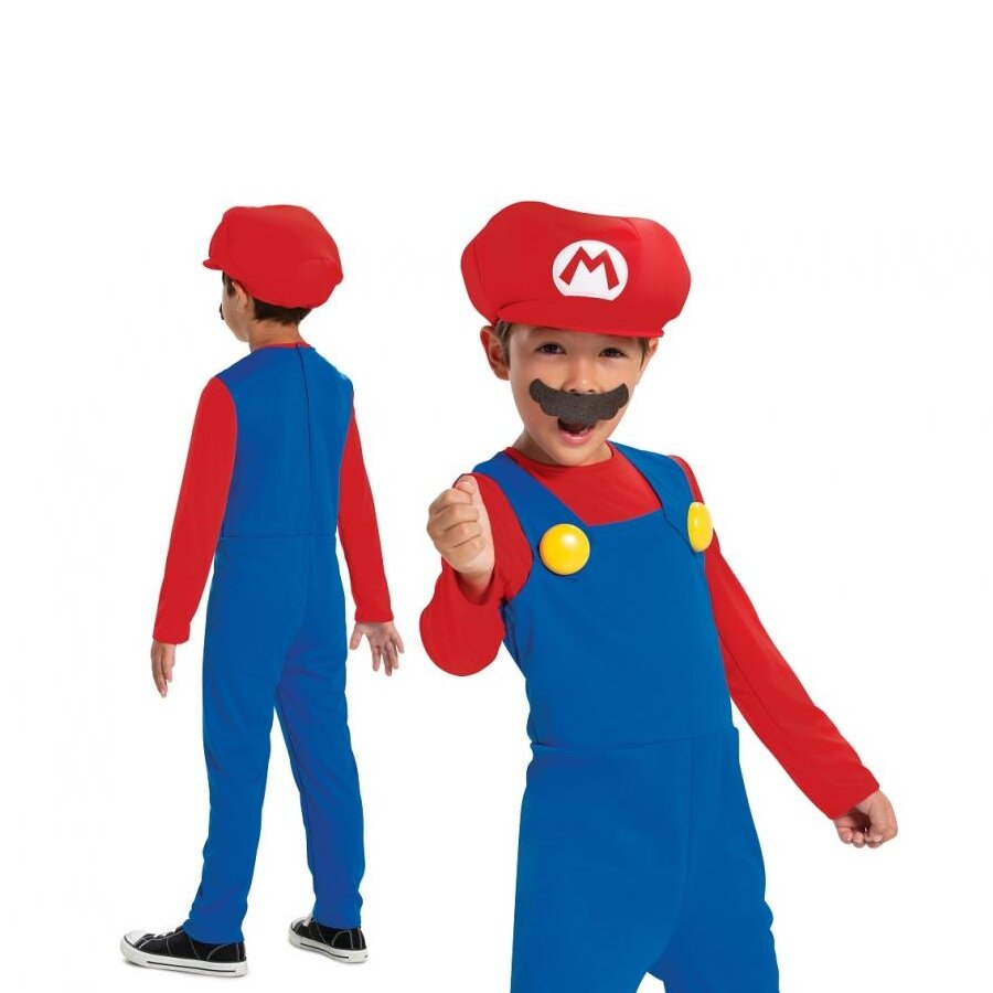 Super Mario Kinderkostüm 4-6 Jahre