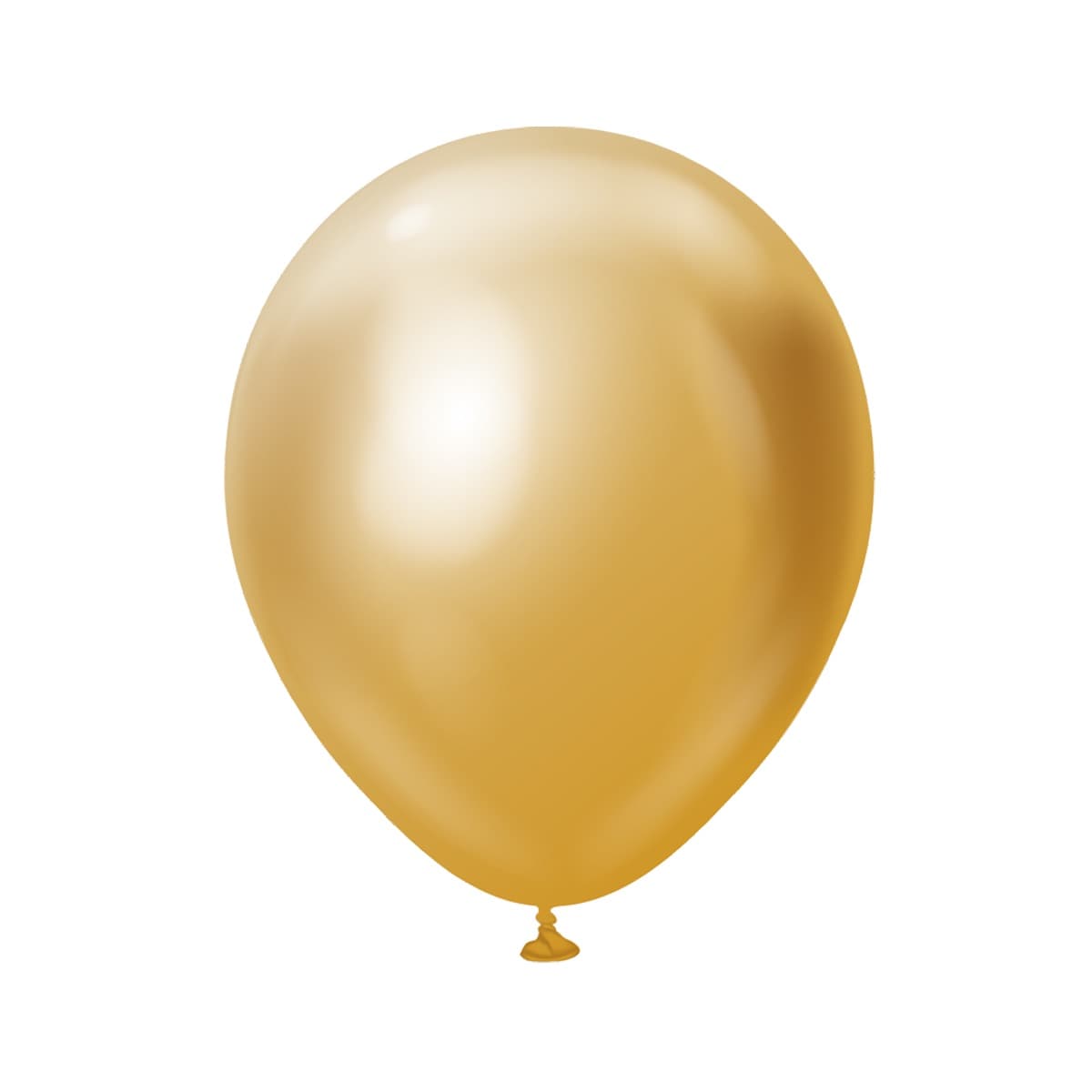 Premium-Luftballons Gold Chrom 45 cm 5er-Pack