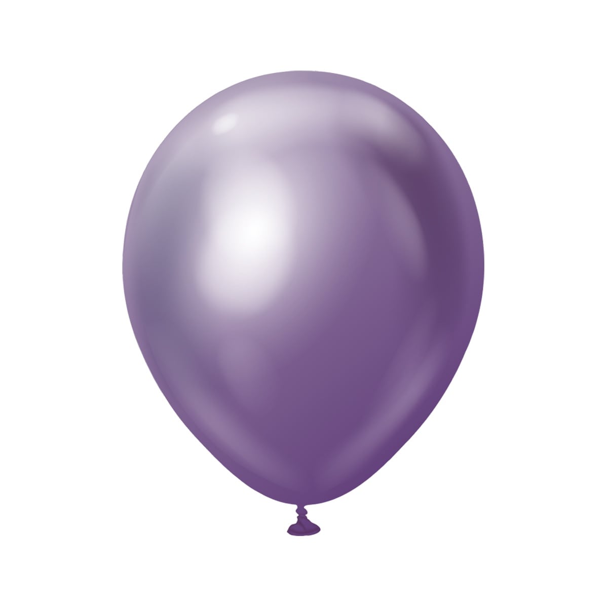 Premium-Luftballons Lila Chrom 45 cm 5er-Pack