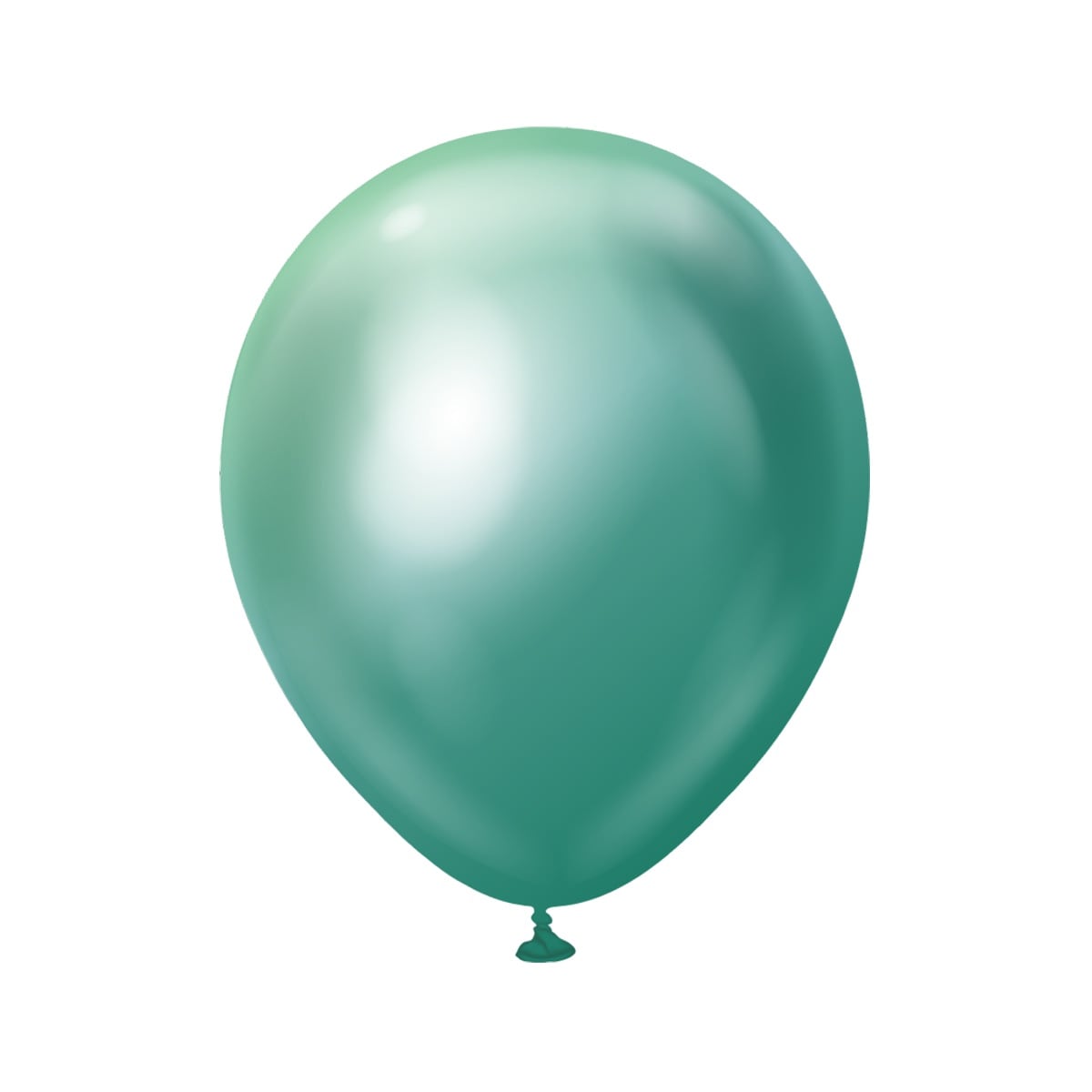 Premium-Luftballons Grün Chrom 45 cm 5er-Pack
