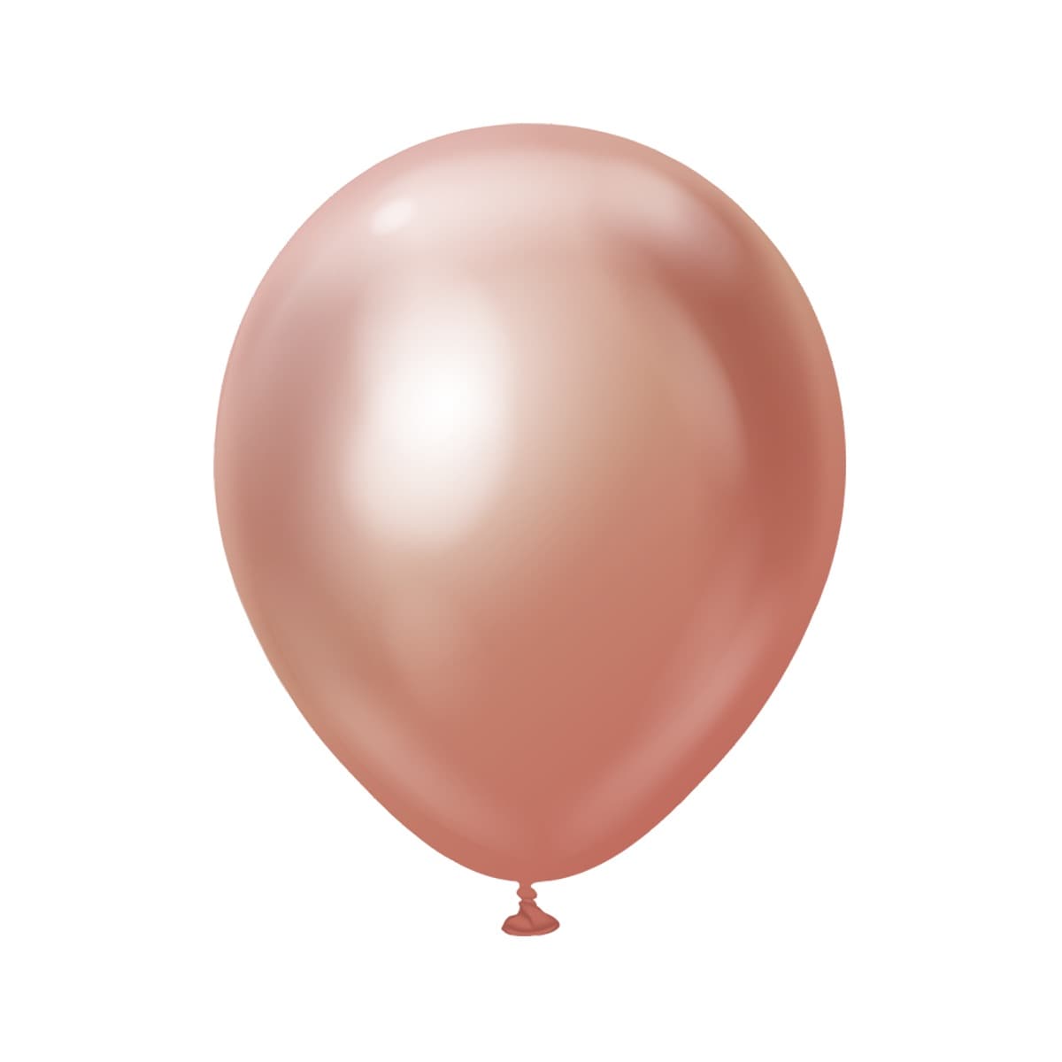 Premium-Luftballons Roségold Chrom 45 cm 5er-Pack
